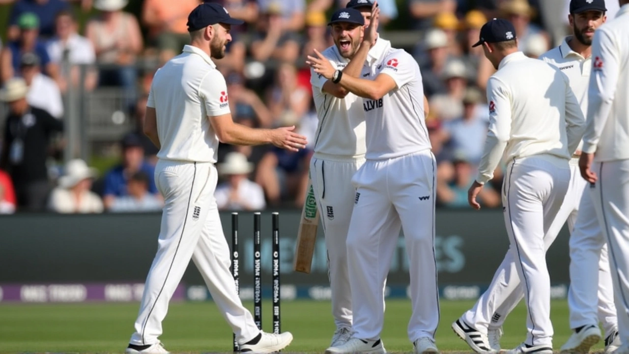 Thrilling Clash at Basin Reserve: England Dominates New Zealand in 2nd Test Day 1